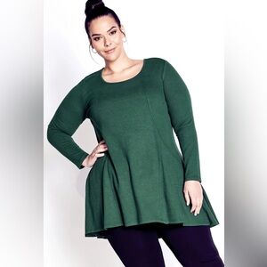 NWT Zim & Zoe tunic thermal tunic in color‎ pine